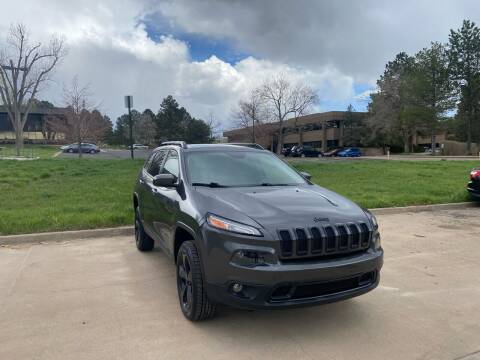 2015 Jeep Cherokee for sale at QUEST MOTORS in Englewood CO