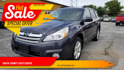 2013 Subaru Outback for sale at SOUTH COUNTY AUTO CENTER in Weldon Spring MO