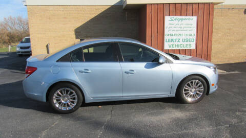 2011 Chevrolet Cruze for sale at LENTZ USED VEHICLES INC in Waldo WI