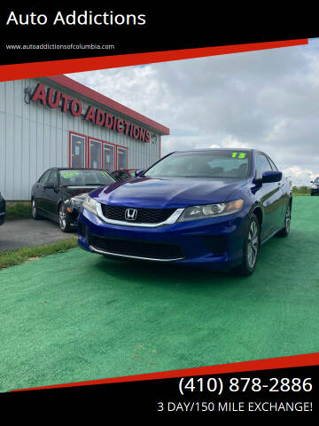 2013 Honda Accord for sale at Auto Addictions in Elkridge MD