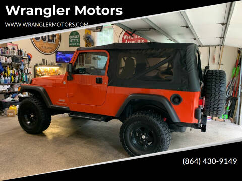 2006 Jeep Wrangler for sale at Wrangler Motors in Spartanburg SC