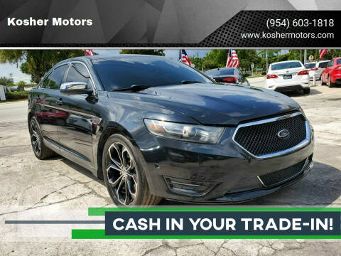 2013 Ford Taurus for sale at Kosher Motors in Hollywood FL