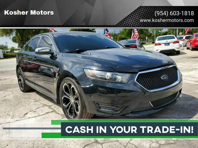 2013 Ford Taurus for sale at Kosher Motors in Hollywood FL