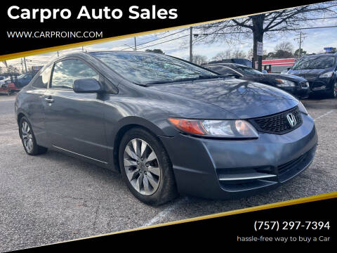 2009 Honda Civic for sale at Carpro Auto Sales in Chesapeake VA