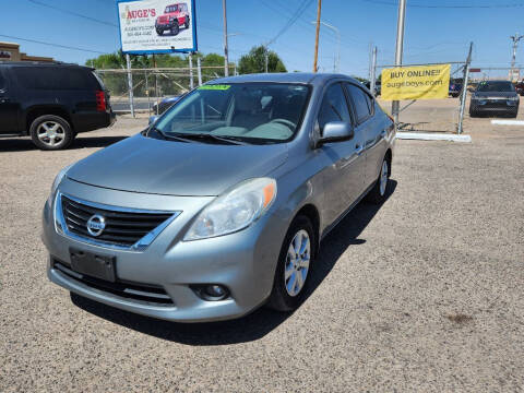 2012 Nissan Versa for sale at AUGE'S SALES AND SERVICE in Belen NM