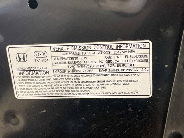 2017 Honda Accord Hybrid EX-L