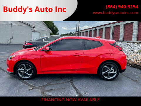2021 Hyundai Veloster for sale at Buddy's Auto Inc in Pendleton, SC