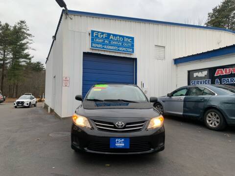 2013 Toyota Corolla for sale at F&F Auto Inc. in West Bridgewater MA