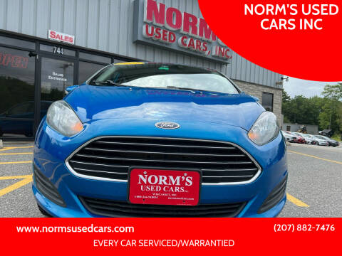 2014 Ford Fiesta for sale at NORM'S USED CARS INC in Wiscasset ME