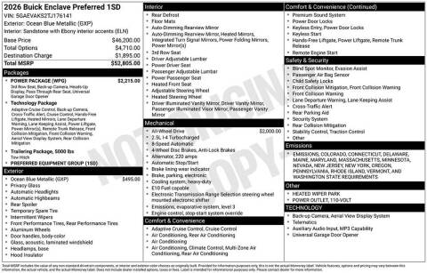 2026 Buick Enclave Preferred