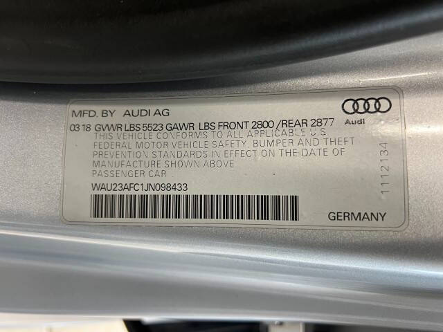 2018 Audi A7 3.0T quattro Prestige