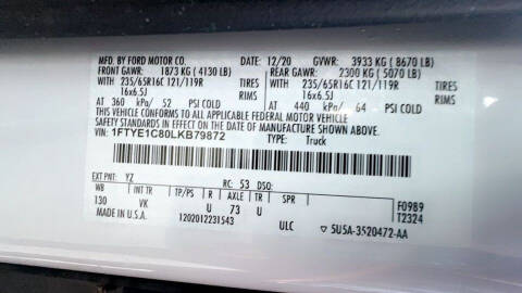 2020 Ford Transit 150