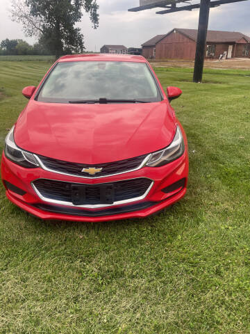 2018 Chevrolet Cruze for sale at K & G Auto Sales Inc in Delta OH
