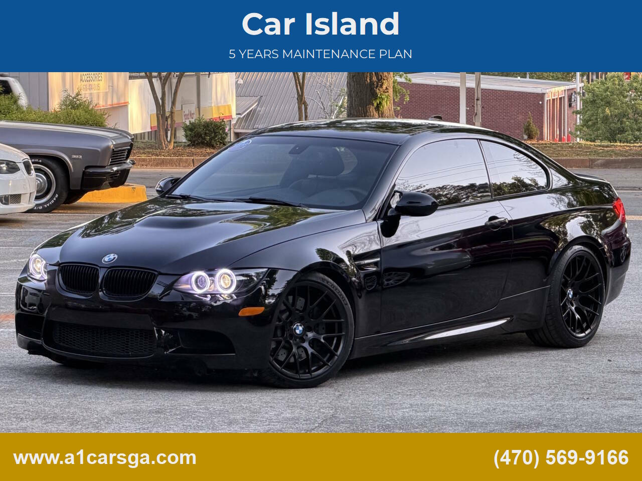 Black 2011 BMW M3 Base 2dr Coupe 2