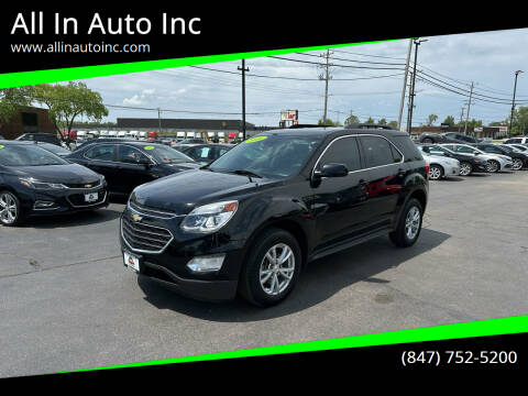2016 Chevrolet Equinox for sale at All In Auto Inc in Palatine IL