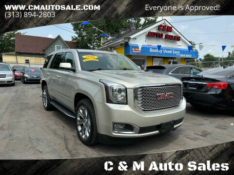 2016 GMC Yukon for sale at C & M Auto Sales in Detroit MI