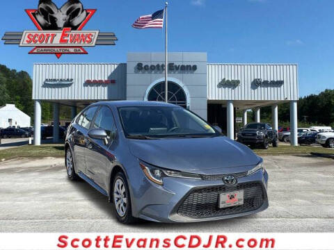 2020 Toyota Corolla for sale at SCOTT EVANS CHRYSLER DODGE in Carrollton GA