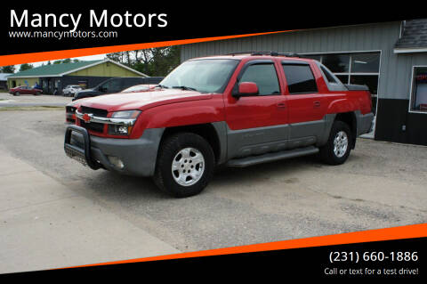 2002 Chevrolet Avalanche for sale at Mancy Motors in Mancelona MI