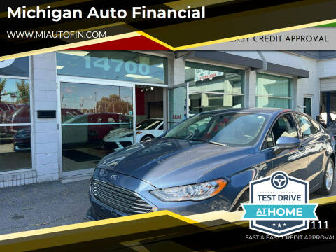 2018 Ford Fusion for sale at Michigan Auto Financial in Dearborn MI