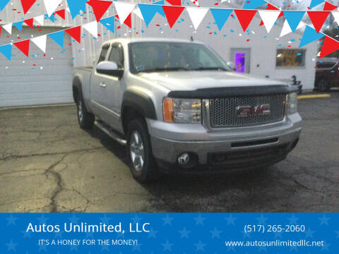 2011 GMC Sierra 1500 for sale at Autos Unlimited, LLC in Adrian MI