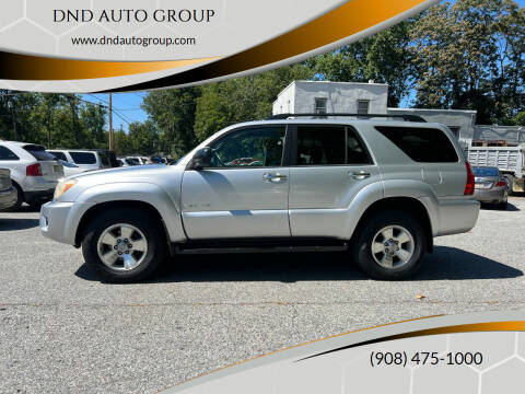 2007 Toyota 4Runner for sale at DND AUTO GROUP in Belvidere NJ