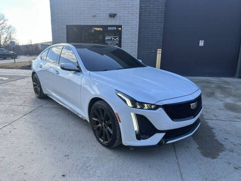 2021 Cadillac CT5-V for sale at LUXURY AUTO DEALS LLC in Northville MI