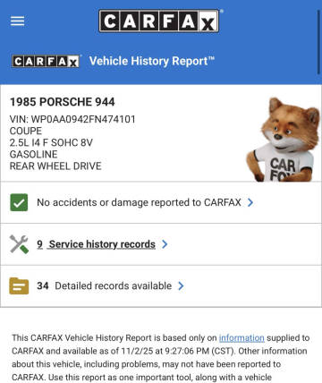 1985 Porsche 944
