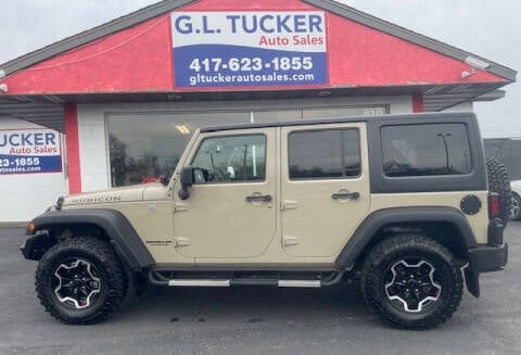 2017 Jeep Wrangler Unlimited for sale at G L TUCKER AUTO SALES in Joplin MO
