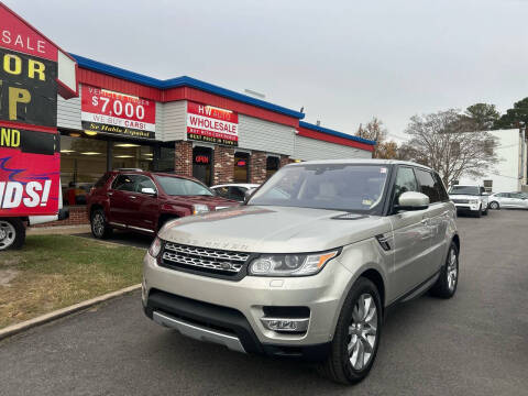 2017 Land Rover Range Rover Sport for sale at HW Auto Wholesale in Norfolk VA