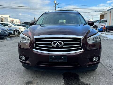 2013 Infiniti JX35 for sale at A1 Auto Mall LLC in Hasbrouck Heights NJ