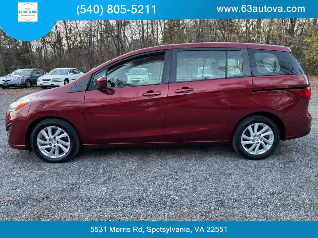 2012 Mazda Mazda5 for sale at 63 Auto Inc in Spotsylvania, VA