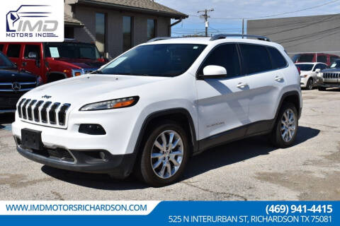 2016 Jeep Cherokee for sale at IMD Motors in Richardson TX