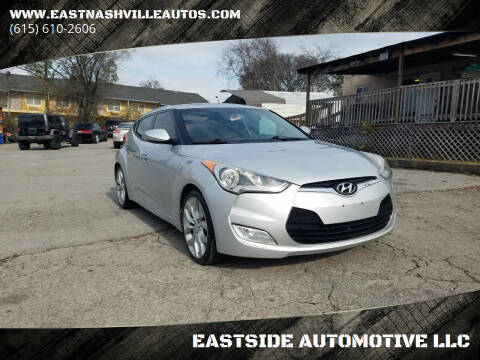 2012 Hyundai Veloster for sale at EASTSIDE AUTOMOTIVE LLC in Nashville TN