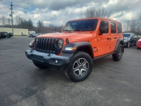 2020 Jeep Wrangler Unlimited for sale at Cruisin' Auto Sales in Madison IN
