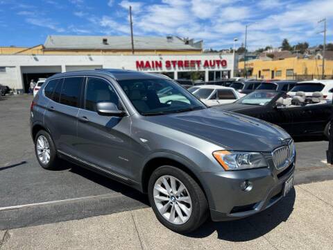 2013 BMW X3 for sale at Main Street Auto in Vallejo CA