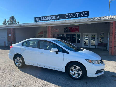 2015 Honda Civic for sale at Alliance Automotive in Saint Albans VT