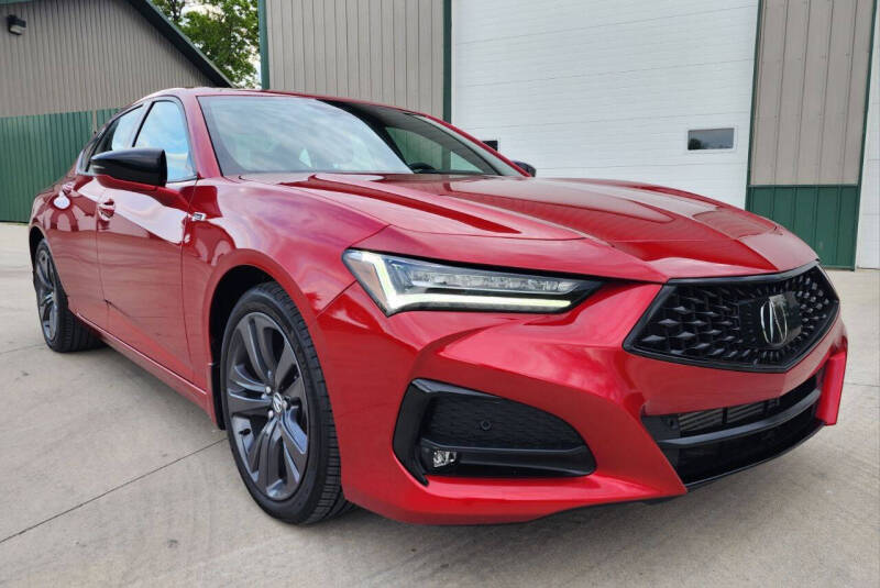 Used 2022 Acura TLX A-SPEC Package with VIN 19UUB6F57NA003367 for sale in Des Moines, IA