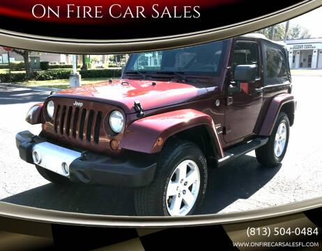 2008 Jeep Wrangler for sale at On Fire Car Sales in Tampa FL