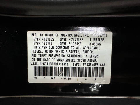 2013 Honda Accord LX-S