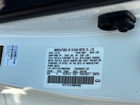 2022 Infiniti Q60 Red Sport 400