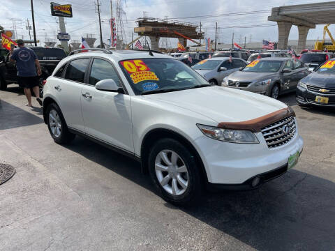 2005 Infiniti FX35 for sale at Texas 1 Auto Finance in Kemah TX