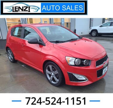 2015 Chevrolet Sonic for sale at LENZI AUTO SALES LLC in Sarver PA