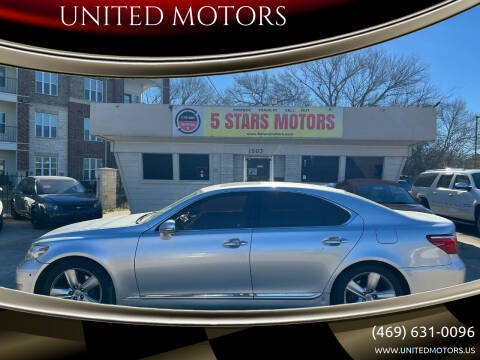 2010 Lexus LS 460 for sale at UNITED MOTORS in Mckinney TX