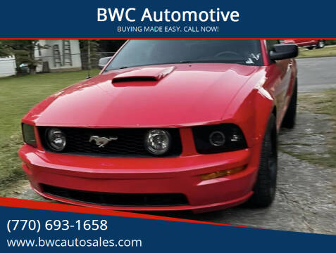 2007 Ford Mustang for sale at BWC Automotive in Kennesaw GA