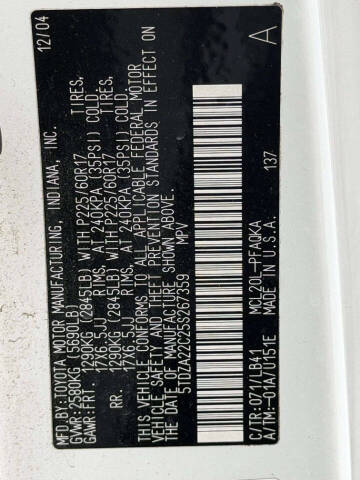 2005 Toyota Sienna XLE 7 Passenger