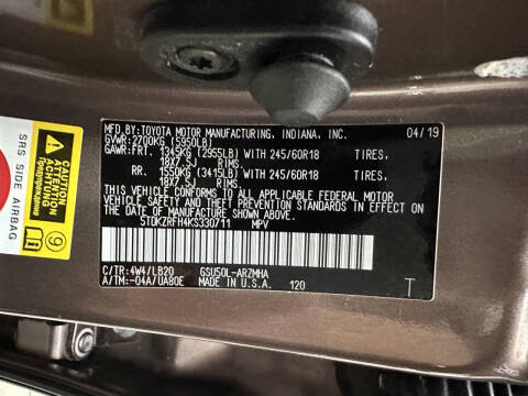 2019 Toyota Highlander SE