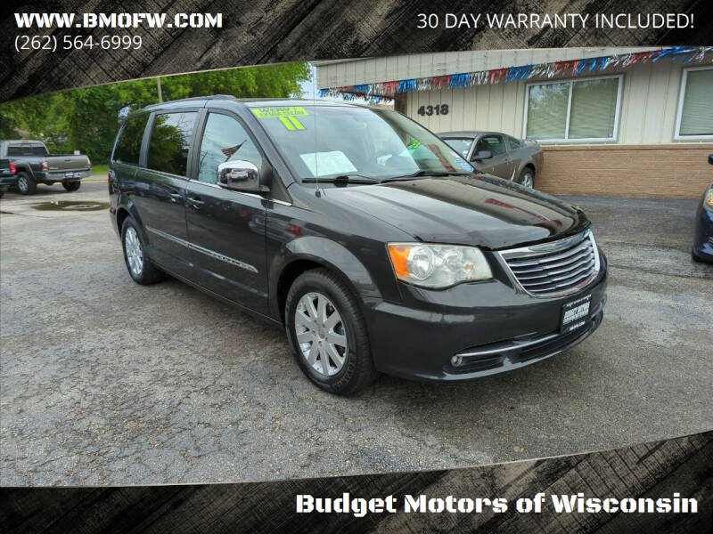 2011 Chrysler Town and Country for sale at Budget Motors of Wisconsin in Racine WI