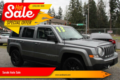 2013 Jeep Patriot for sale at Sarabi Auto Sale in Puyallup WA