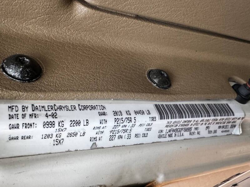 2002 Jeep Wrangler Sport