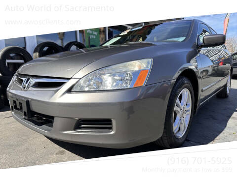 2006 Honda Accord for sale at Auto World of Sacramento Stockton Blvd in Sacramento CA